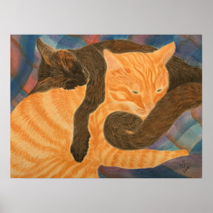 Poster Chats Et Plats