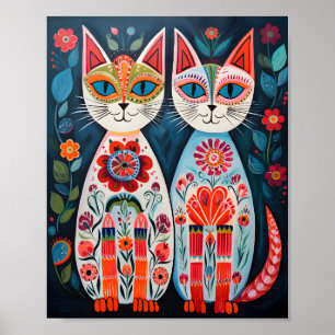Poster Chats Folk Scandi