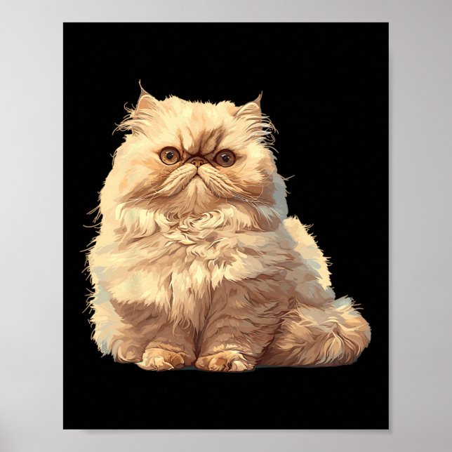 Poster Chats Perse Chat Perse (Devant)