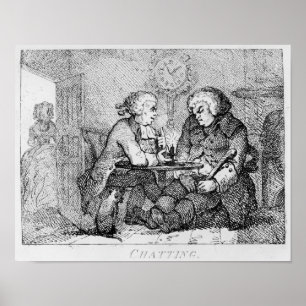 Poster Chatte, illustration