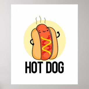 Poster Chaud Chien Funny Snack Pun