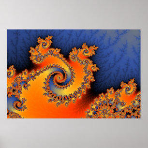 Poster chaud froid triple Twirl