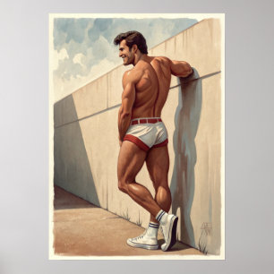 Poster Chaud sur le mur