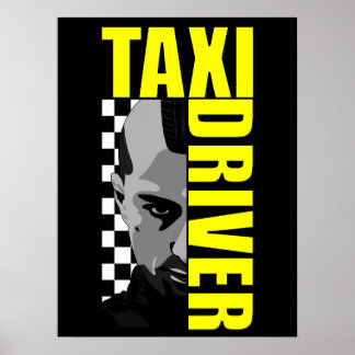 Poster chauffeur de taxi