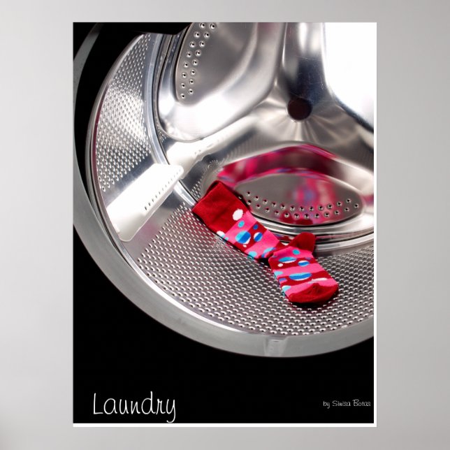 Poster Chaussette rouge (Devant)