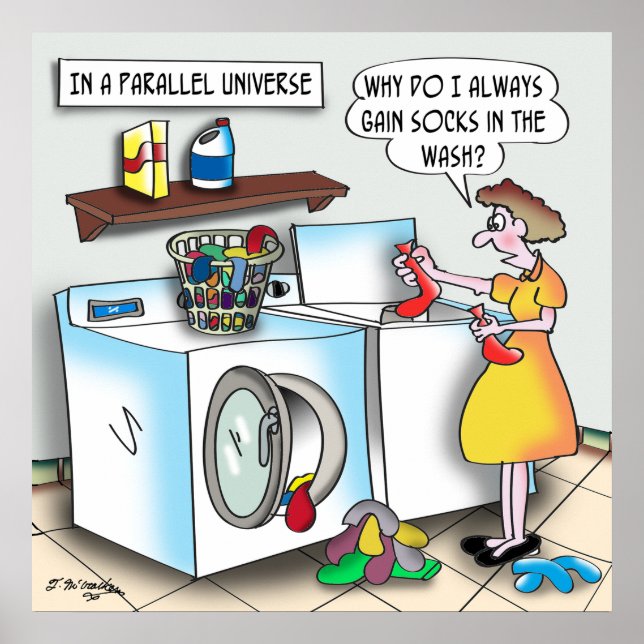 Poster Chaussettes dans un univers parallèle (Devant)