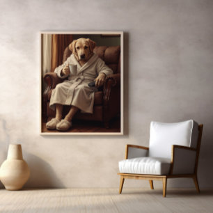 Poster Chaussons, Café Et Autorité Du Jouet À Chew