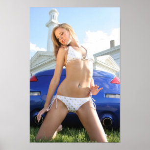 Poster Chaussure en maillot de bain