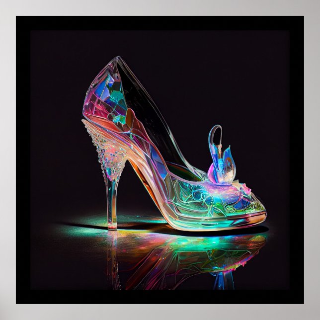Poster Chaussure en verre Cendrillon (Devant)
