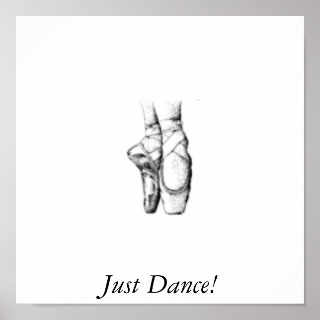 Poster chaussures de ballet2, Just Dance! (Devant)