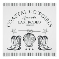 Chaussures de cowgirl côtière enterrement de vie d