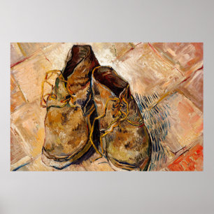 Poster Chaussures de Van Gogh Peinture Art