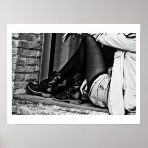 Poster Chaussures Femmes Vêtements Femmes Mode Sports Bot