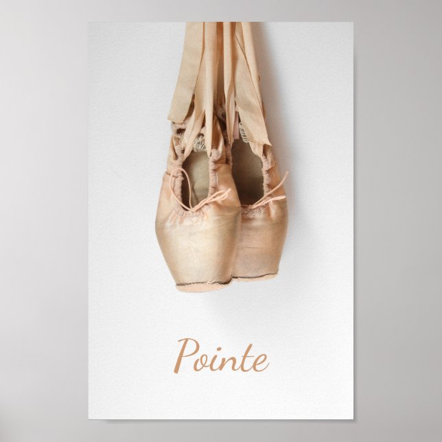 Poster Chaussures Pointe (Devant)