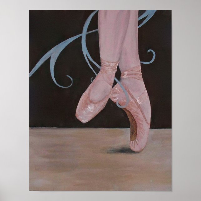Poster Chaussures Pointe (Devant)