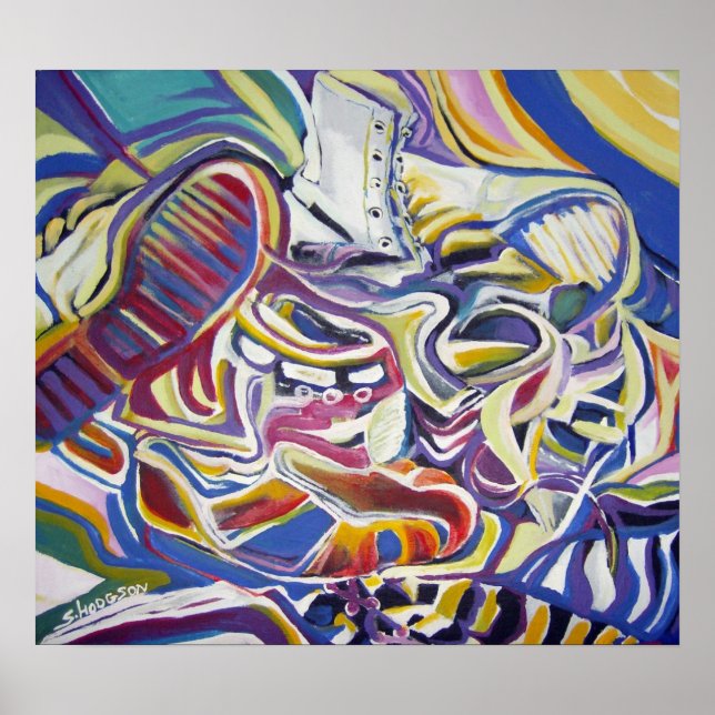 Poster Chaussures simples (Devant)