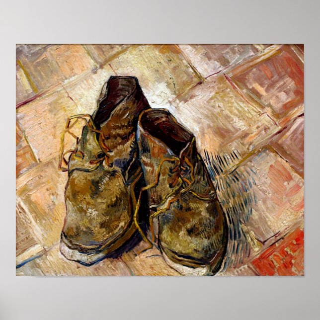 Poster Chaussures Van Gogh 1888 (Devant)
