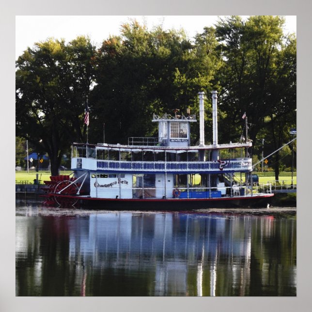 Poster Chautauqua Belle sur le lac Chautauqua (Devant)