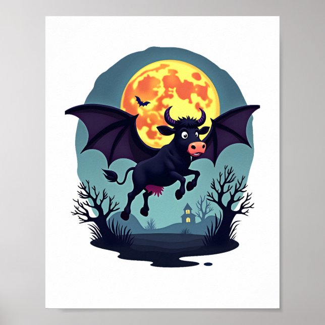 Poster Chauve-souris à minuit (Devant)
