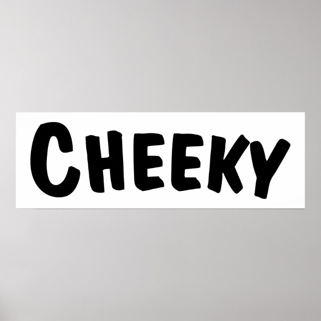 Poster Cheeky (Devant)