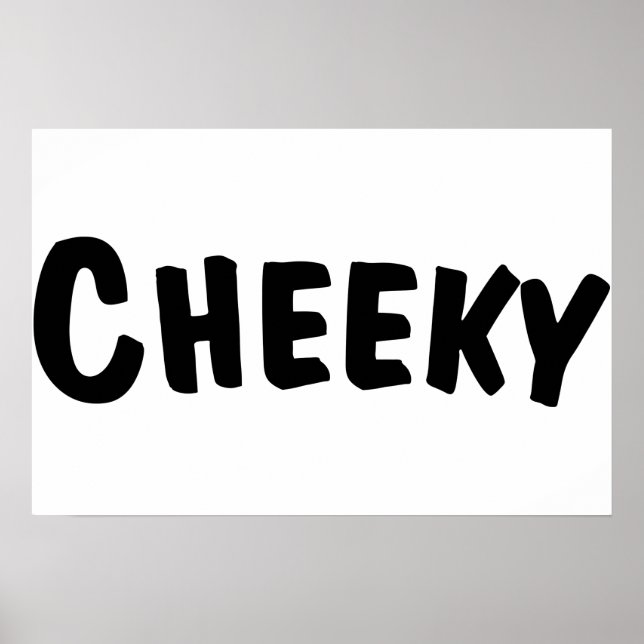 Poster Cheeky (Devant)