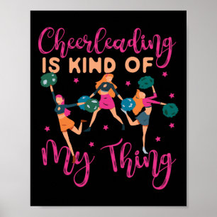 Poster Cheer Cheerleading Cheerleading est un peu ma tass