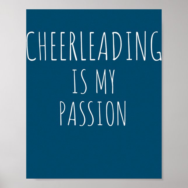 Poster Cheerled Est Ma Passion Drôle Pom-pom girl (Devant)