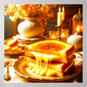 Poster Cheese Heaven : L'Alimentation Confort Ultime