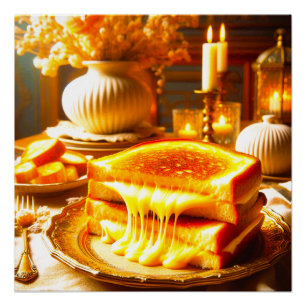 Poster Cheese Heaven : L'Alimentation Confort Ultime