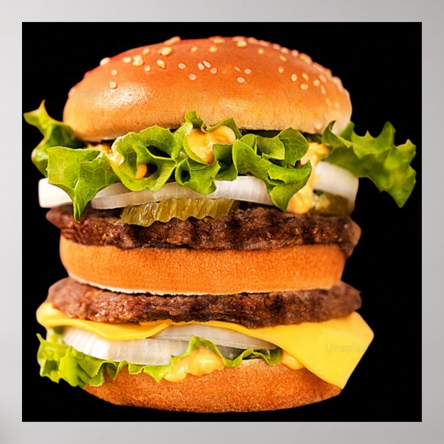 Poster Cheeseburger (Devant)