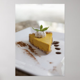 Poster Cheesecake à la citrouille