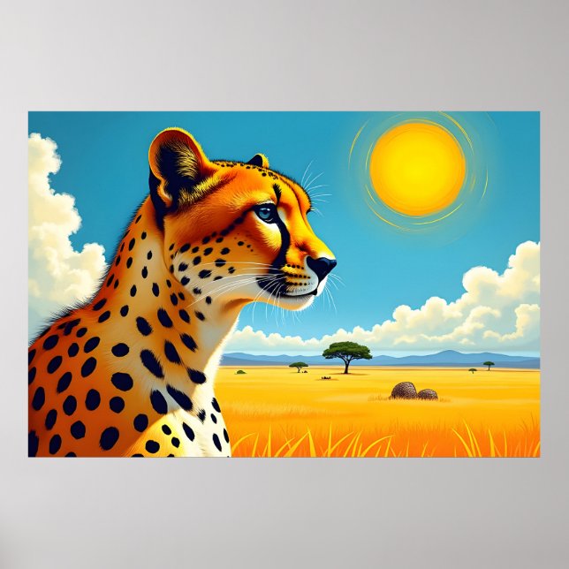 Poster Cheetah (Devant)