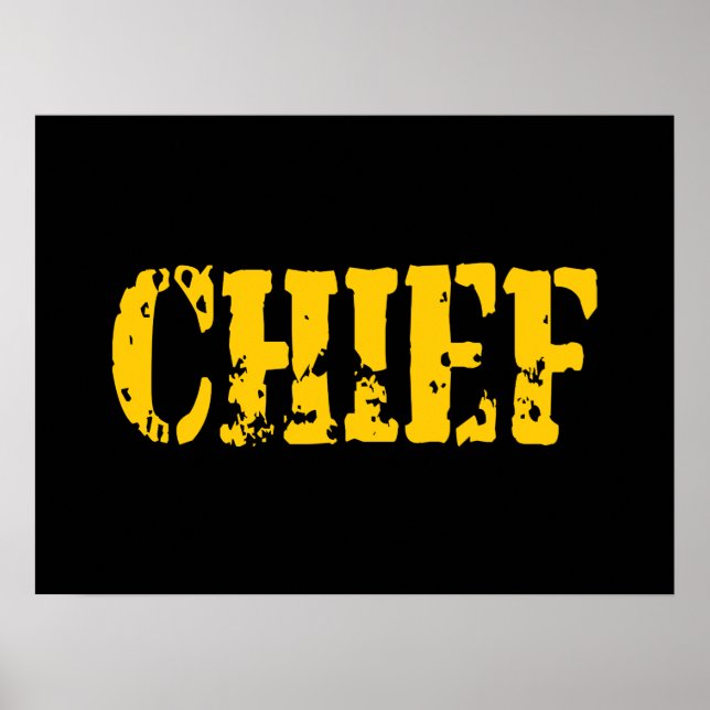 POSTER CHEF (Devant)