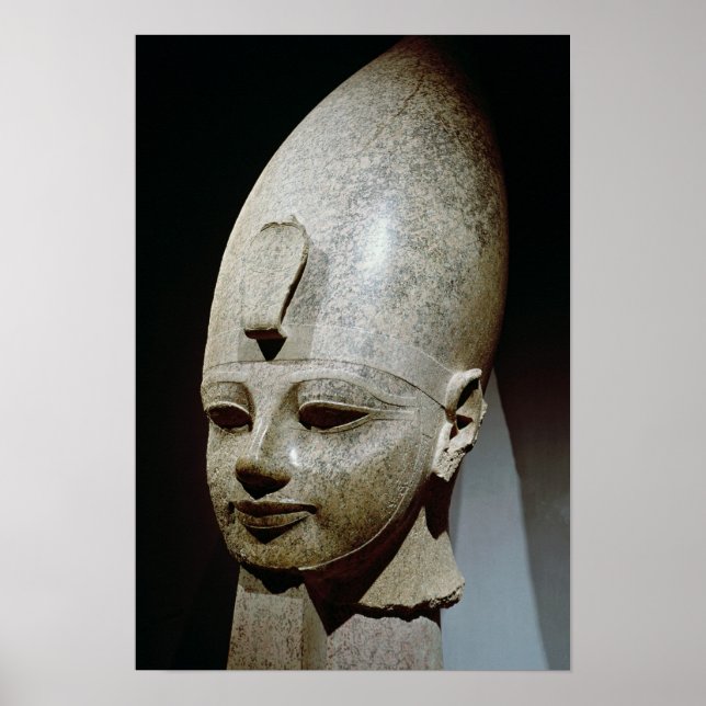 Poster Chef colossal d'Amenhotep III, d'al-Qurnah (Devant)