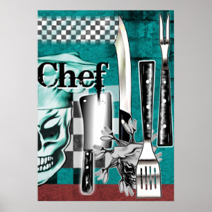 Poster Chef Crâne 4