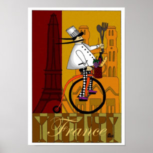 POSTER CHEF DD086 EN FRANCE