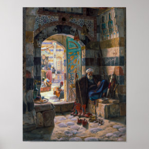 Poster Chef de la Mosquée Damas   Bauernfeind