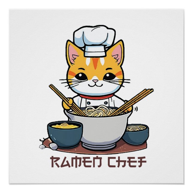 Poster Chef de Ramen (Devant)