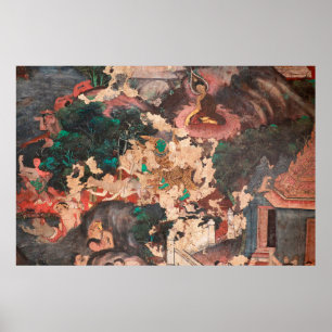 Poster Chef-d'oeuvre de l'art traditionnel de la peinture