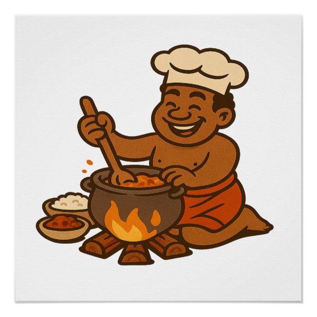 Poster Chef du village de Dumi (Devant)