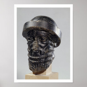 Poster Chef d'un roi, éventuellement Hammurabi, roi de Ba