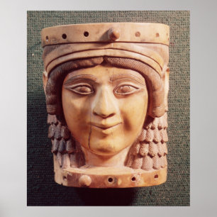 Poster Chef d'une femme, appelée la Dame du Puits