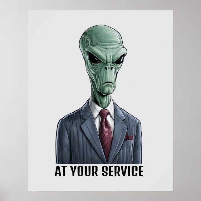 Poster Chef extraterrestre (Devant)