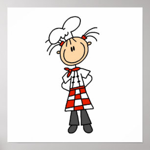 Poster Chef féminine