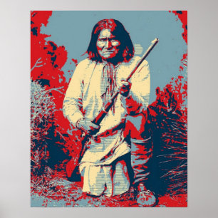 Poster Chef Geronimo Pop Art
