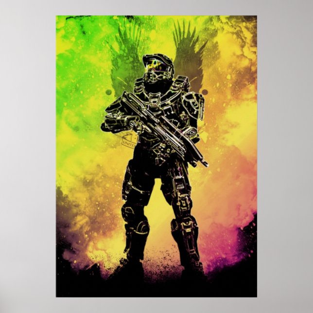 Poster Chef Halo Master (Devant)