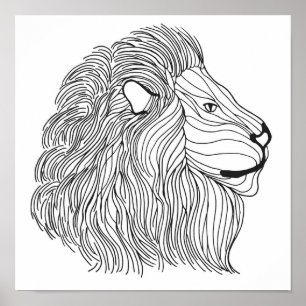 Poster Chef inspiré 10 de lion