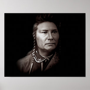 Poster Chef Joseph de l'indien américain Nez Perce