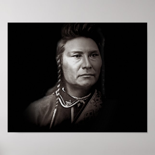 Poster Chef Joseph de l'indien américain Nez Perce (Devant)