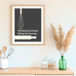 Poster Chef Pâtissier Boulangerie Moderne Inspirant